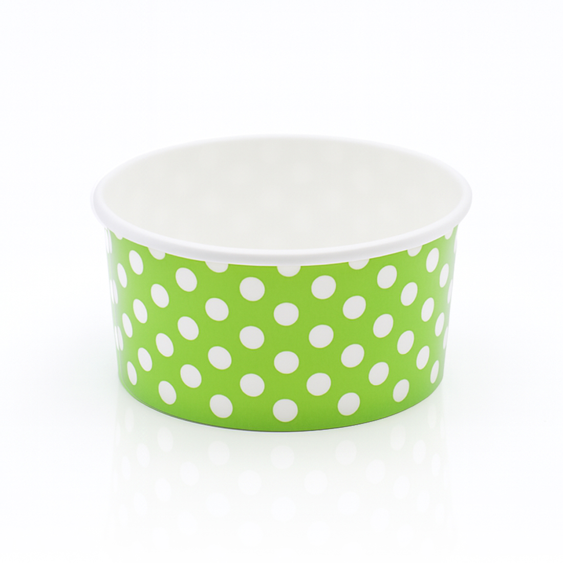 Tarrina de helado de papel y polietileno ø85 h51 mm 180 ml (1000 u.)