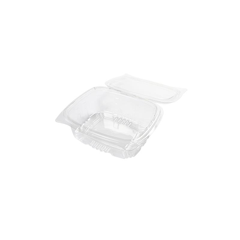 Tarrina con tapa transparente de poliestireno 250 ml (50 u.)