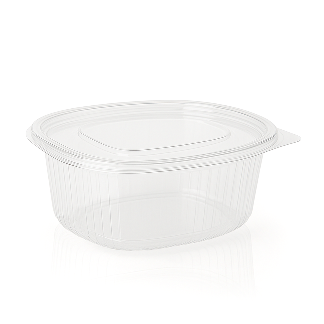 Tarrina con tapa de poliestireno 370 ml (60 u.)