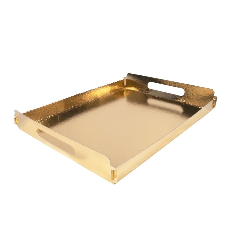 Bandeja Asa Metal Oro · ref CR4