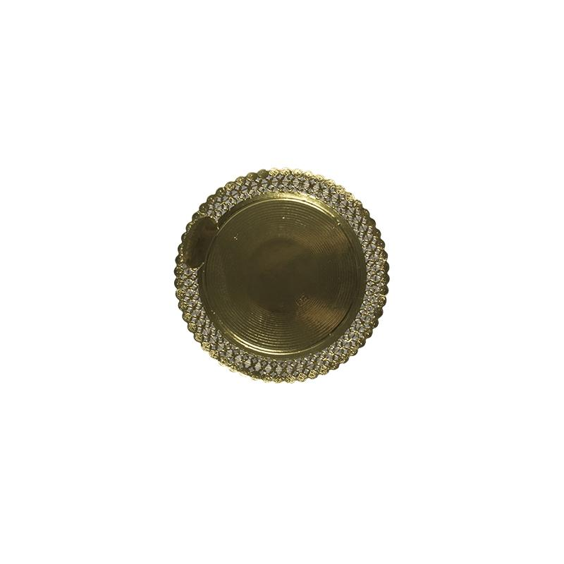Plato Zeus Oro con Reserva 23 cm