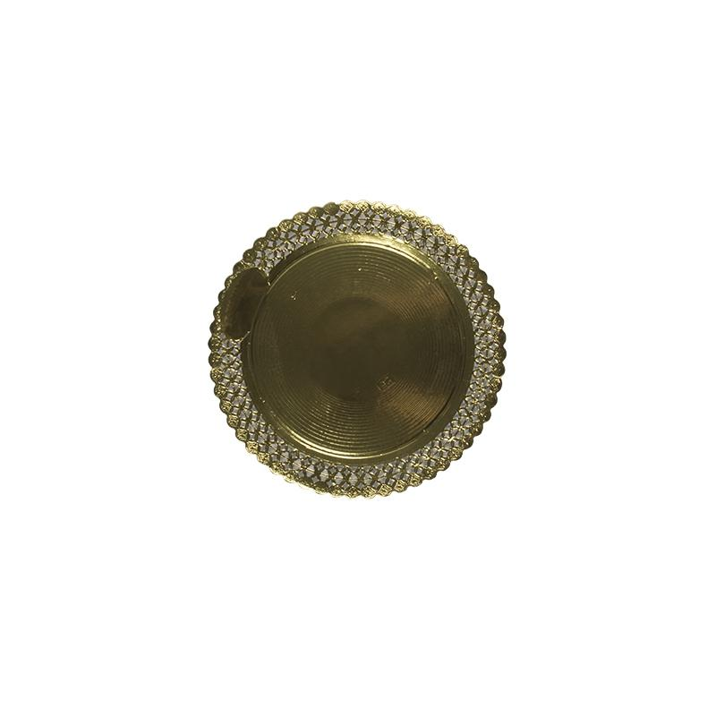 Plato Zeus Oro con Reserva 25 cm