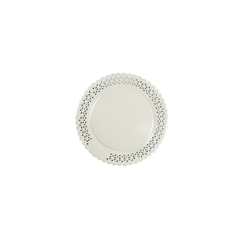 Plato Zeus Blanco Con Reserva 20 cm