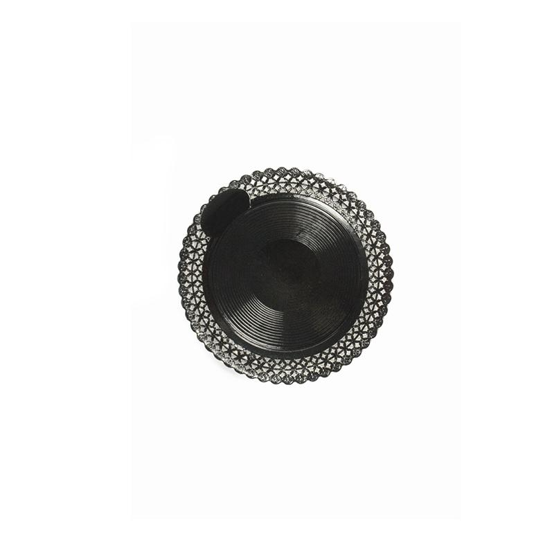 Plato Zeus Negro Con Reserva 20 cm