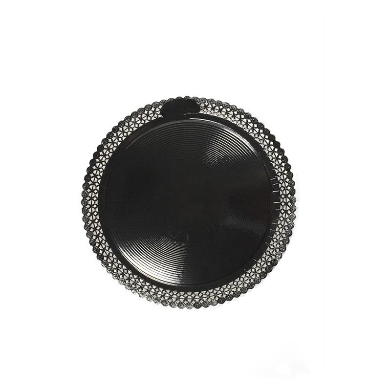 Plato Zeus Negro Con Reserva 30 cm