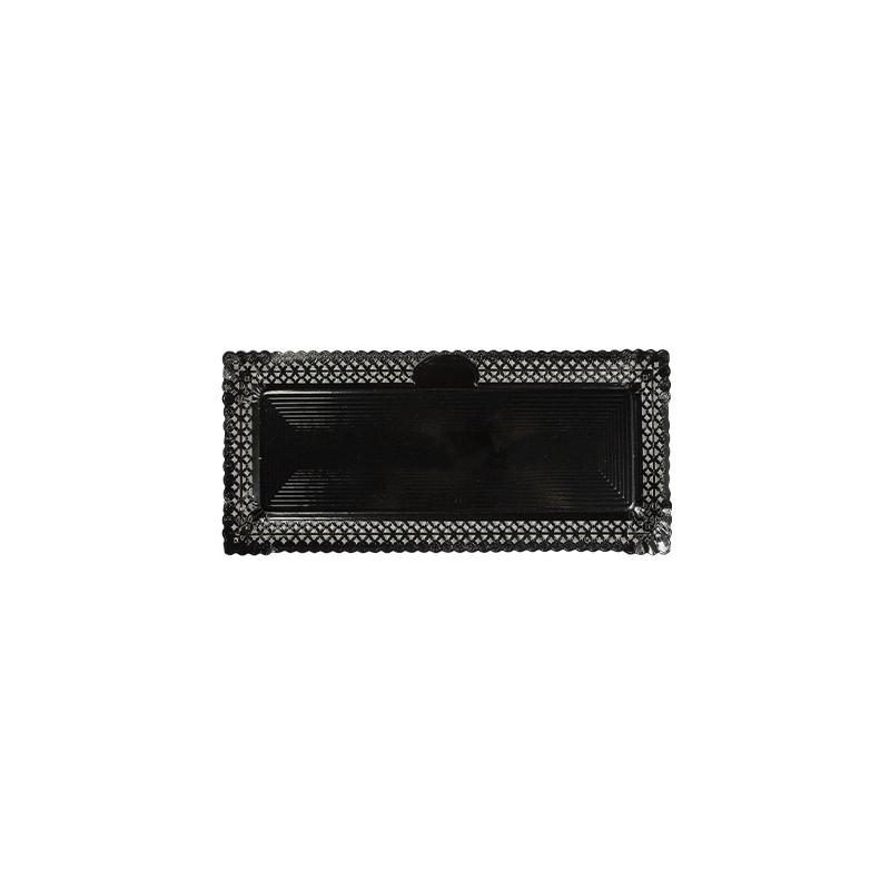 Bandeja Zeus Negra Con Reserva 15x31 cm