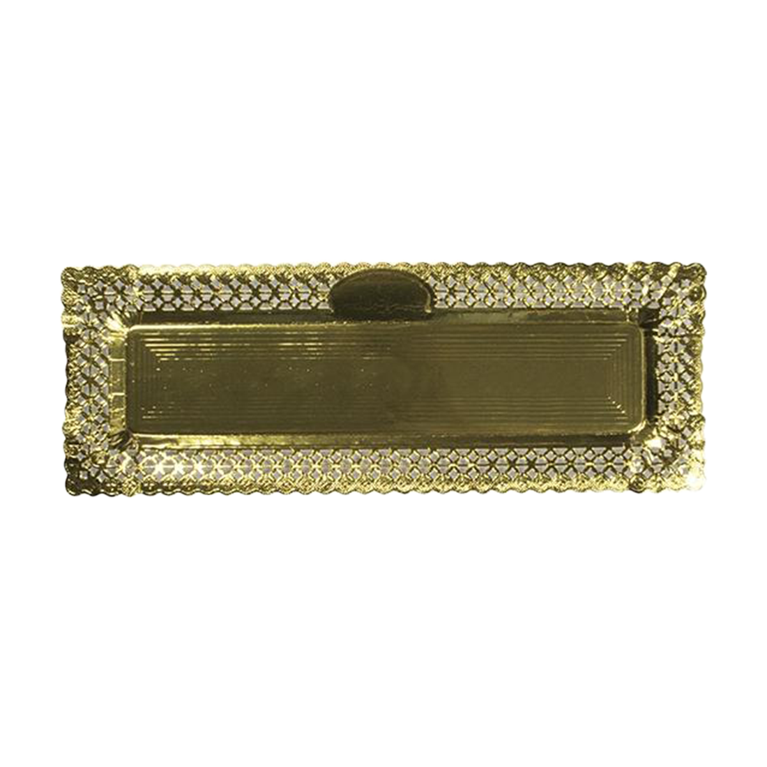 Bandeja Zeus Oro Con Reserva 15x31 cm