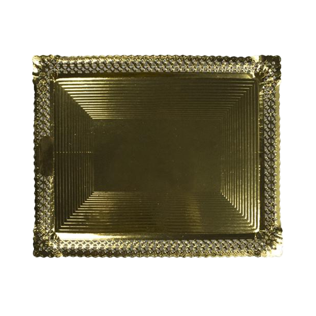 Bandeja Zeus Oro Anónima Con Reserva 22x27 cm