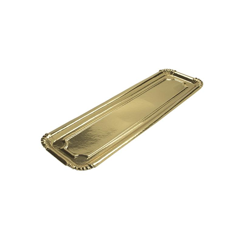 Bandeja Tronco Oro 10x35 cm