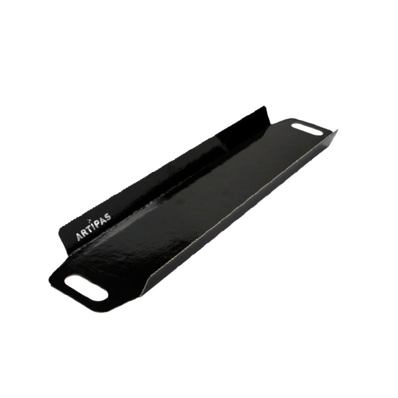 Bandeja Asa Metal Negro Laminada · ref CB2NGL