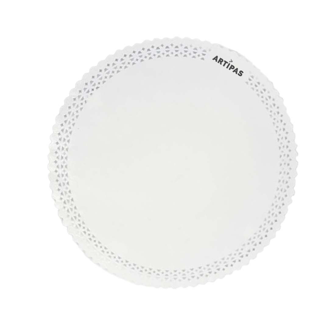 Rodal con reserva laminado de opalina ø38 cm (100 u.)