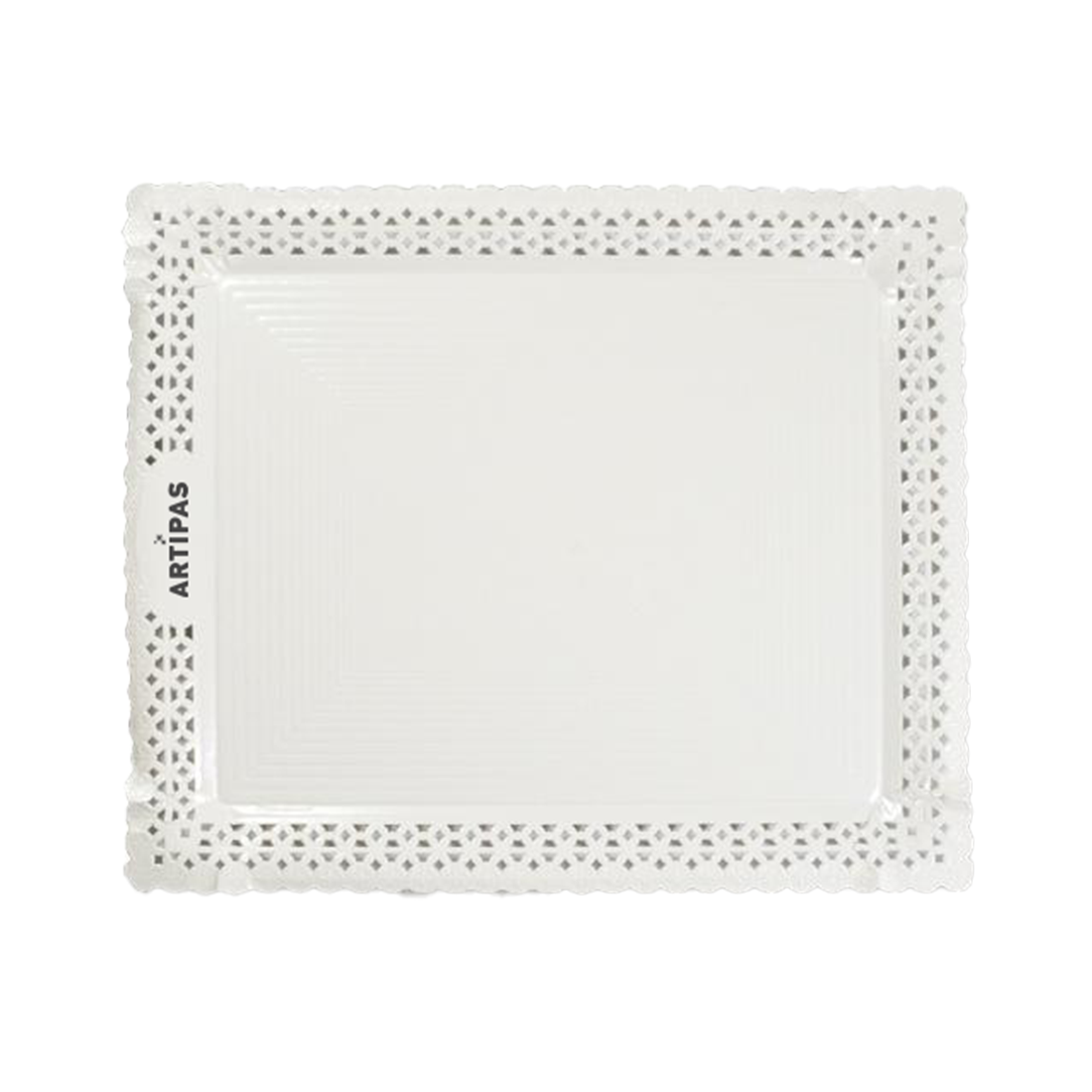 Bandeja Zeus Blanca Laminada 18x25 cm