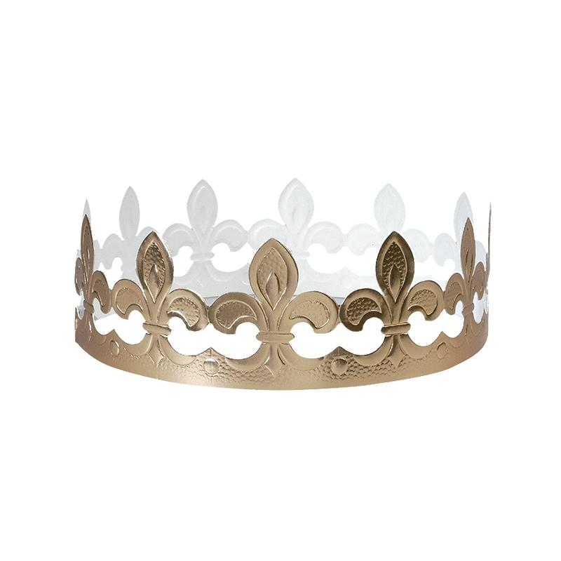 Corona Grabada Flor De Lis · ref CHL00