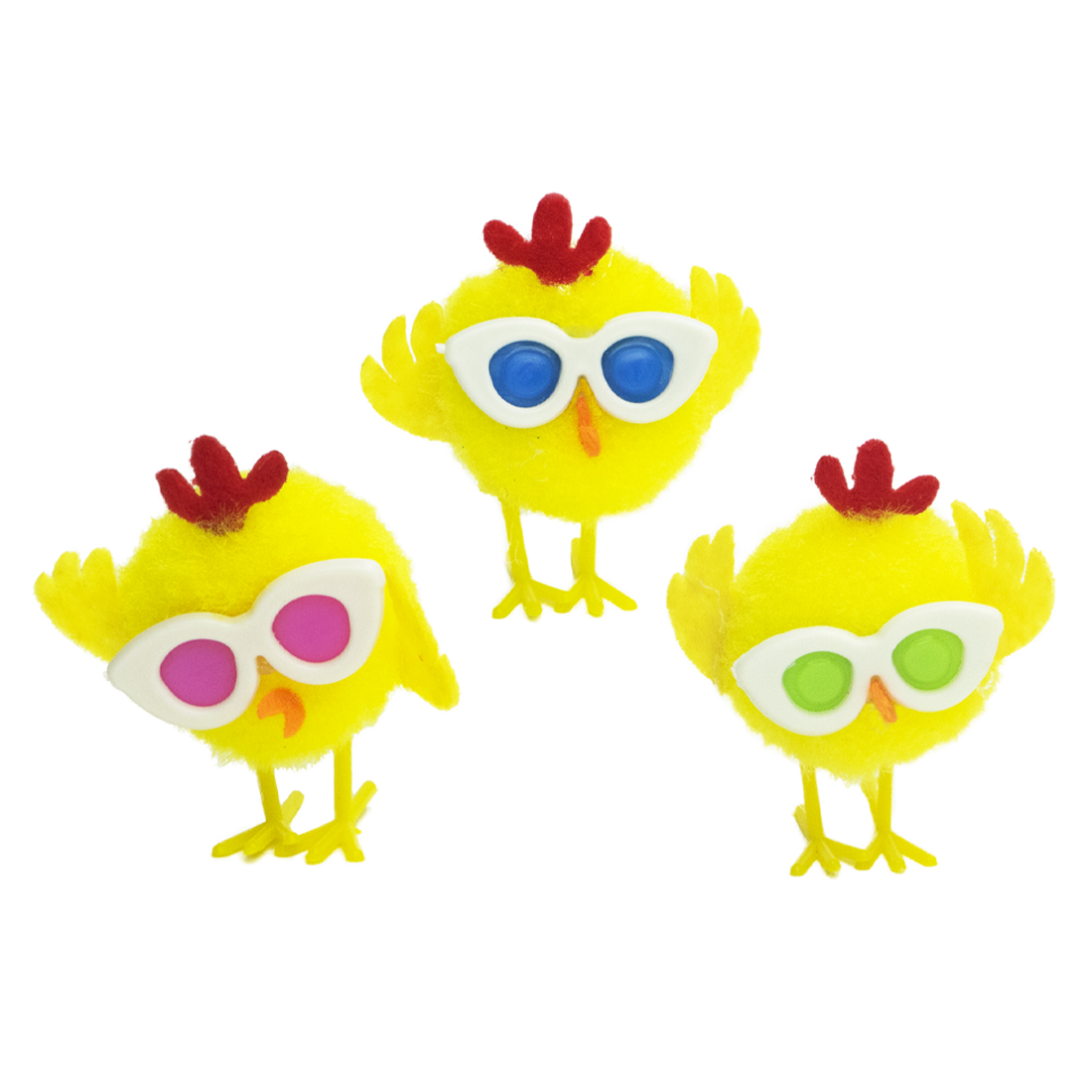 Pollito de Lana con Gafas