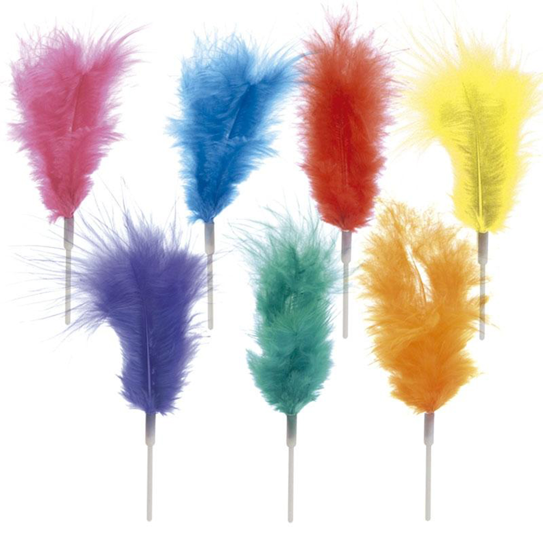Plumas Marabú de Colores