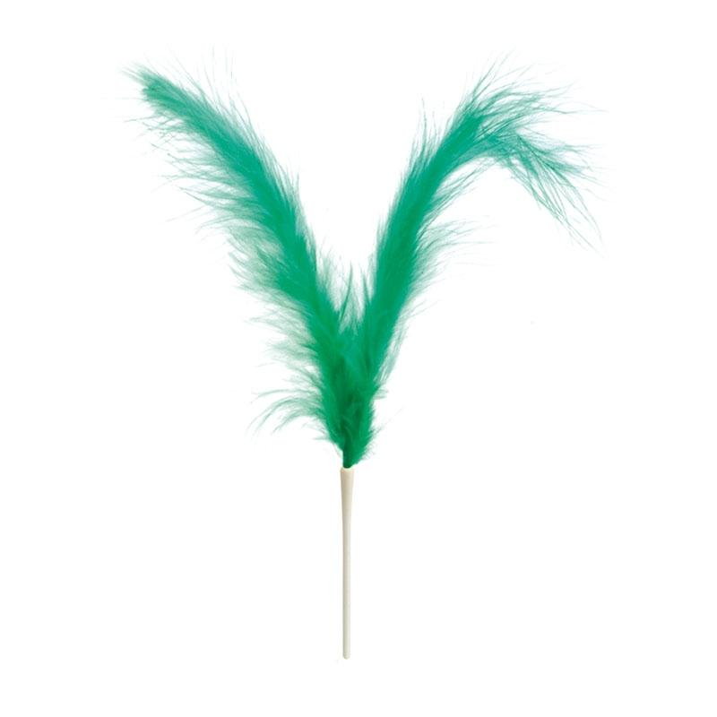 Plumas Dobles Verdes