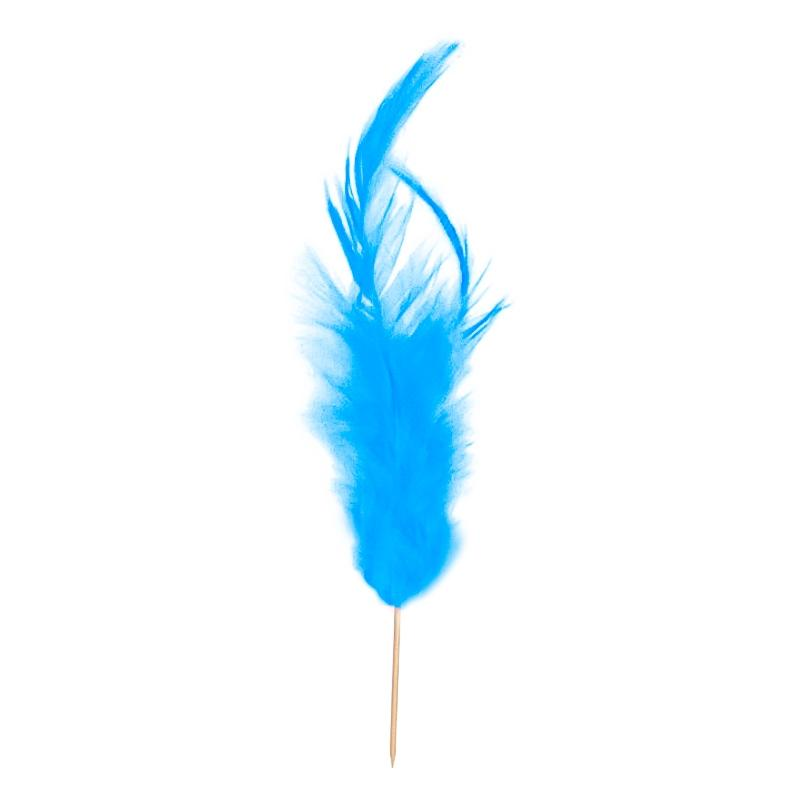Plumas Pequeñas Pick de madera Azul