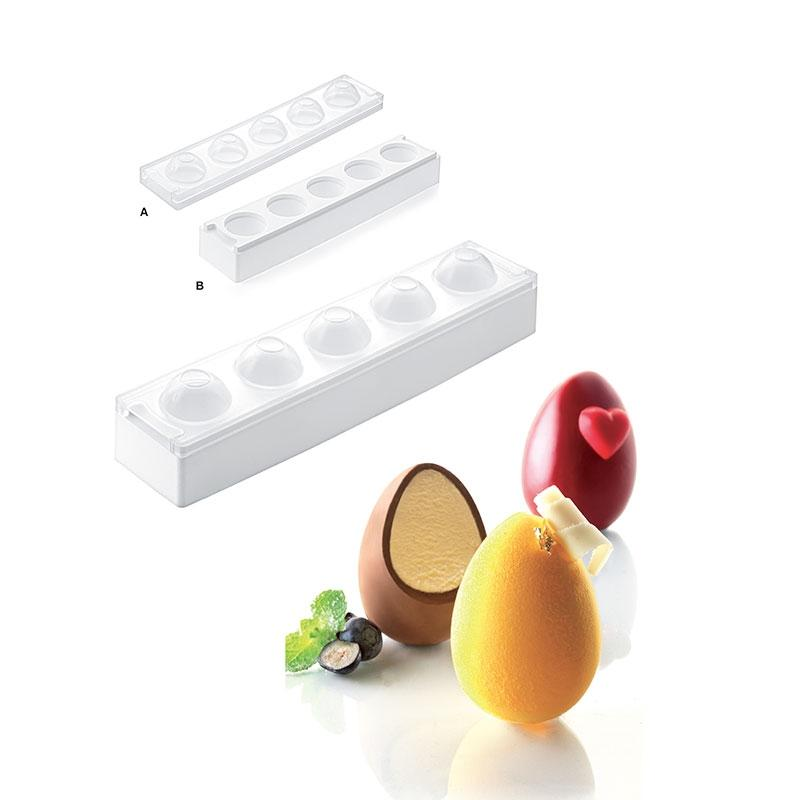 Molde 5 Huevos 3D