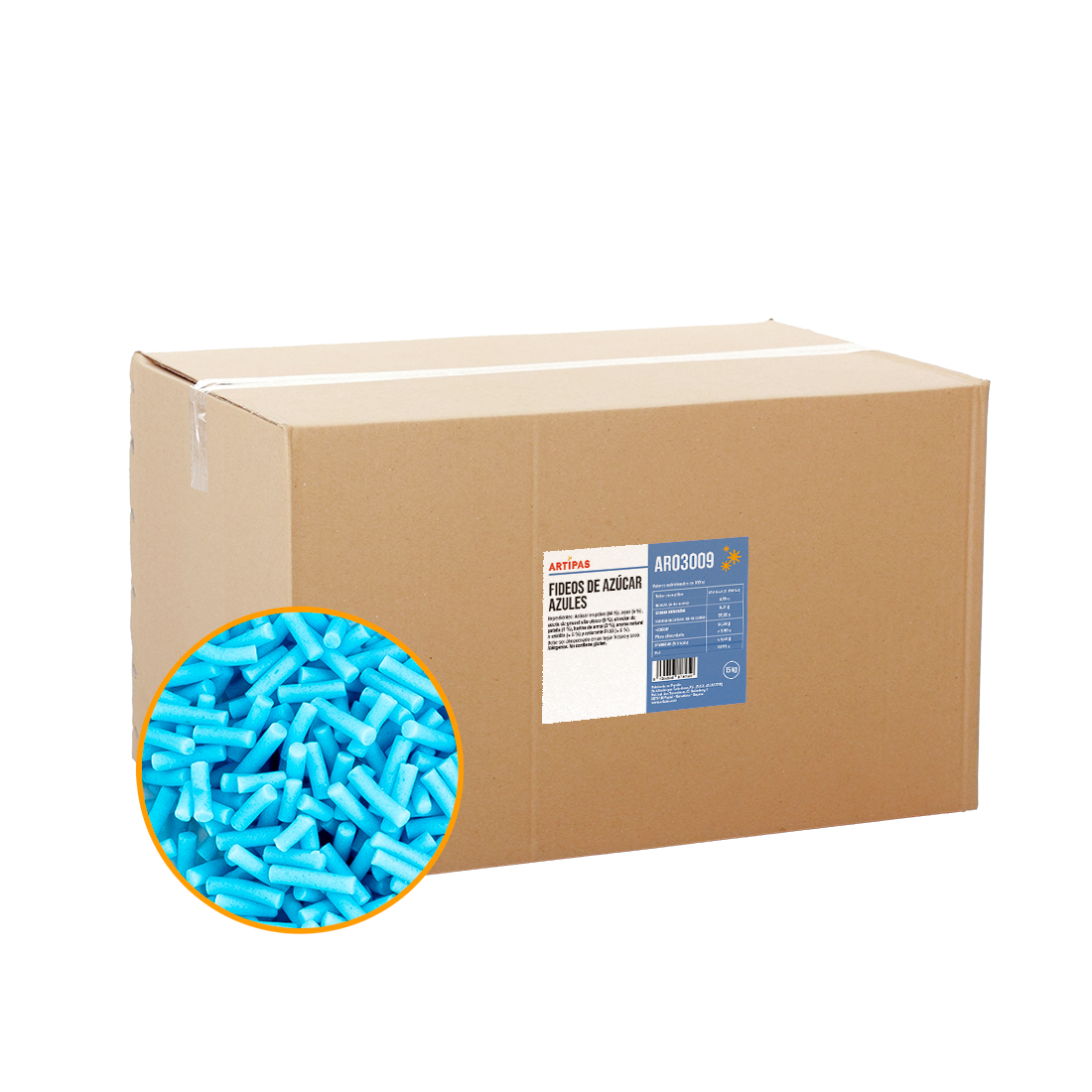 Fideos Azúcar Azul · ref AR03009