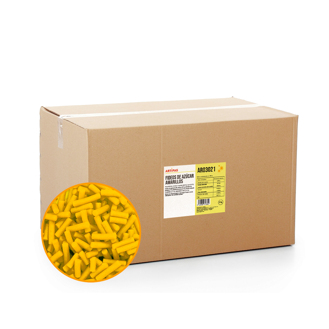 Fideos Azúcar Amarillo · ref AR03021