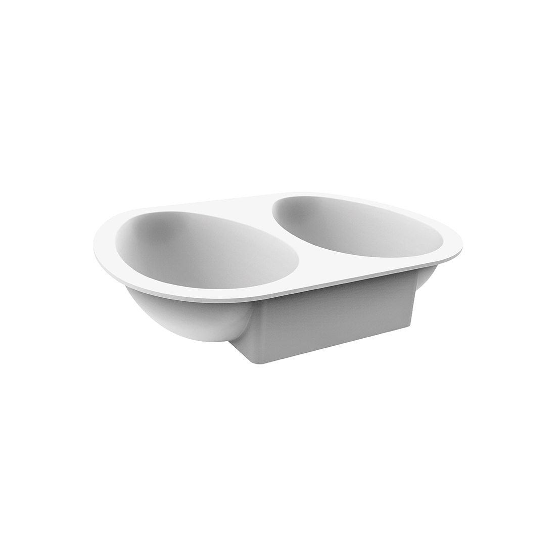 Silicone mould Half eggs 385 n.2 145x102 h 46 mm