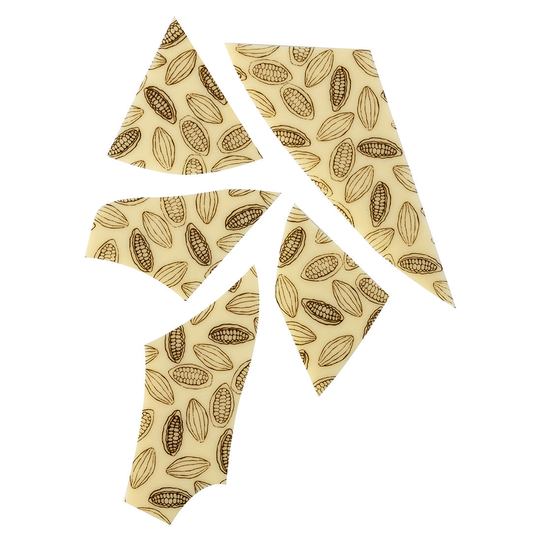 Printed plate Broken Coffee 30x12 cm · ref 2075194-75193