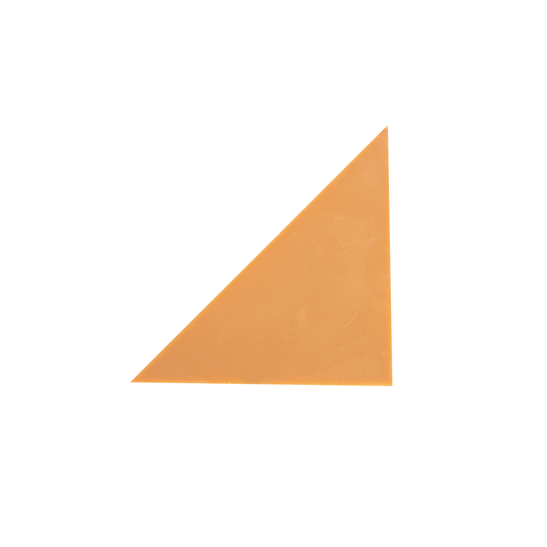 Triangular plate Caramel 4,5 cm