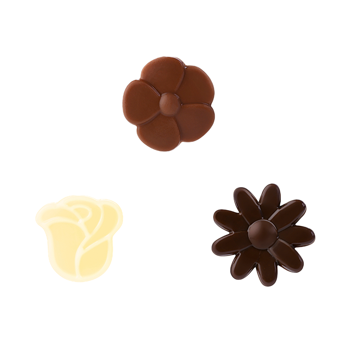 Mini Flores Clásico de Chocolate (216 u.)