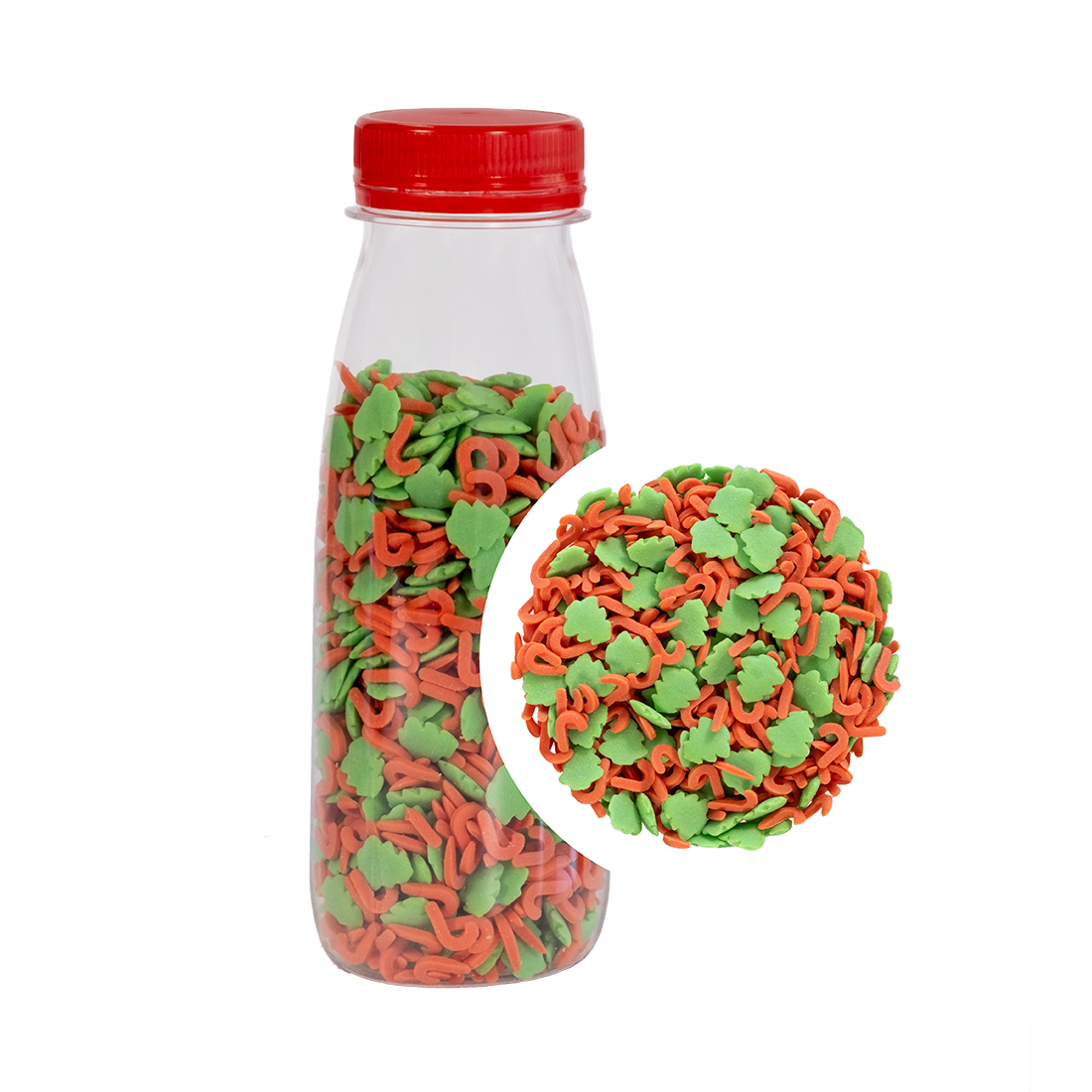 Mix Navidad de Azúcar Pino y Bastón (125 g)