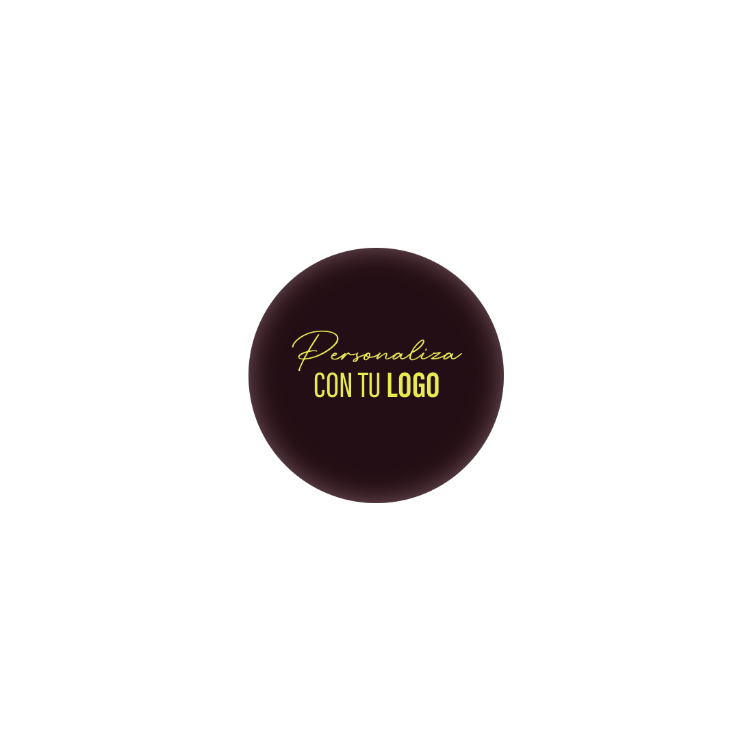 Placa personalizada de chocolate circular ø20 mm (1120 u.)