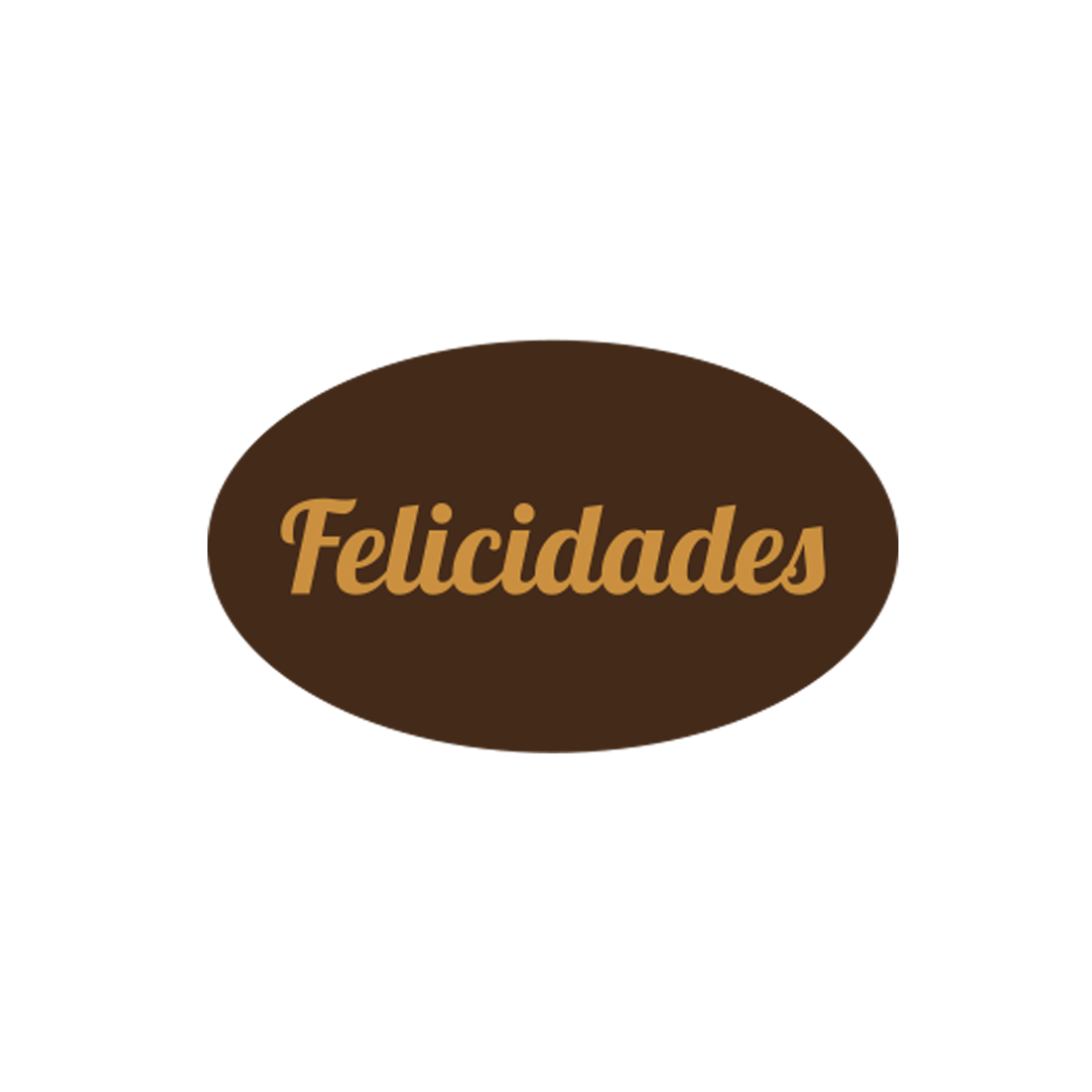 Placas Felicidades Oro · ref AR01004