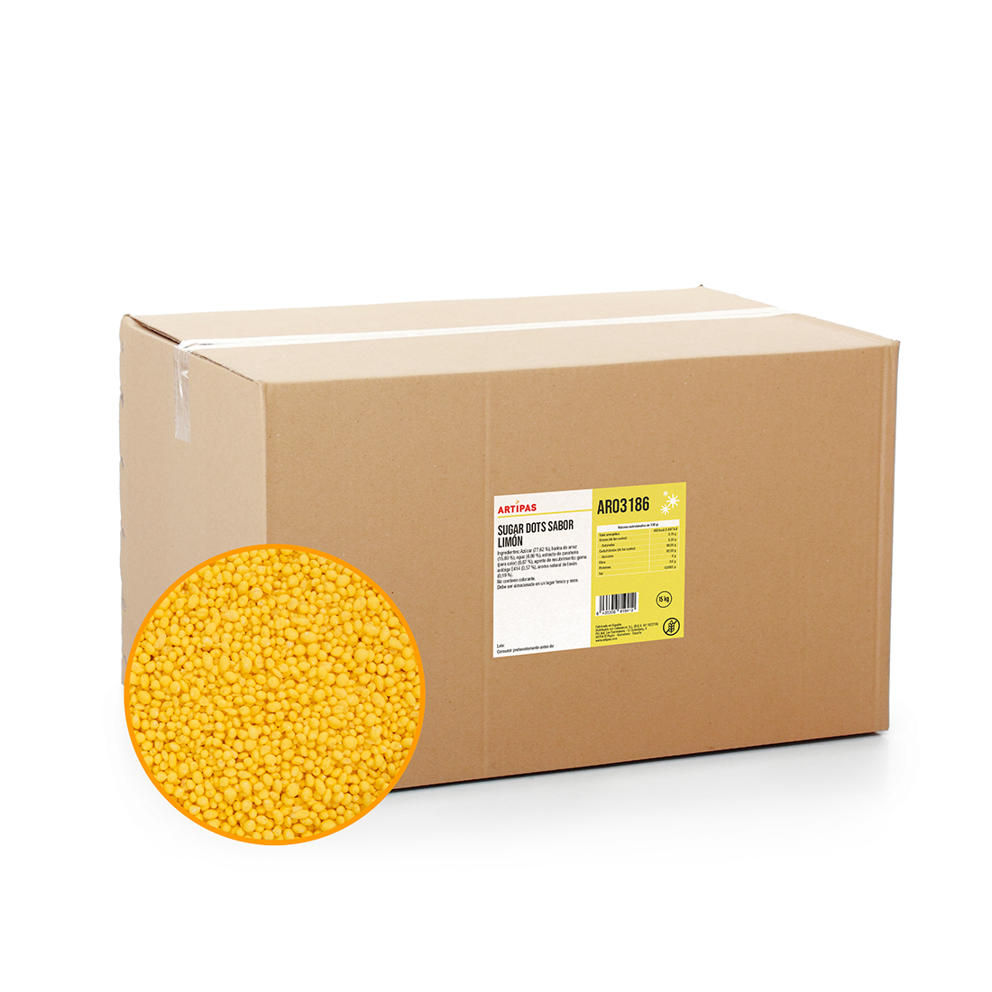 Sugar Dots Sabor Limón (15 kg)