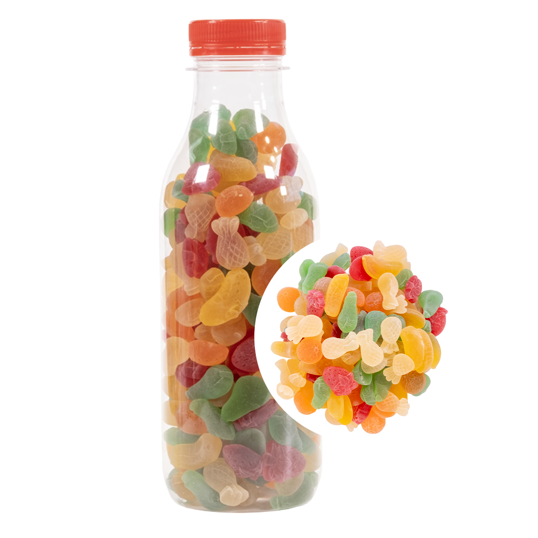 Minifruits Surtido de Gelatina y Azúcar (1 kg)