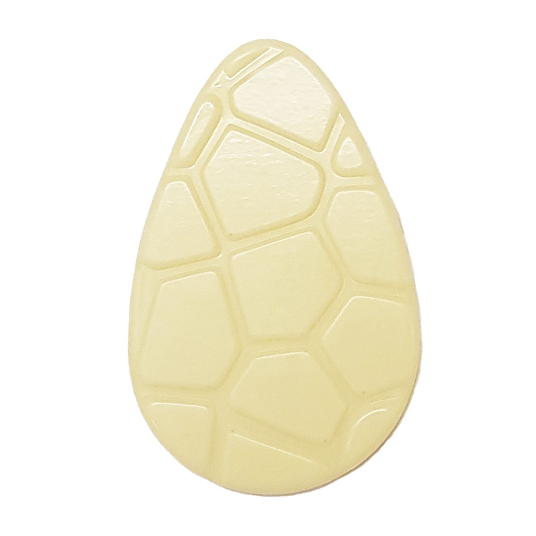 Huevo craquelado Chocolate blanco 70x40 mm (92 u.)