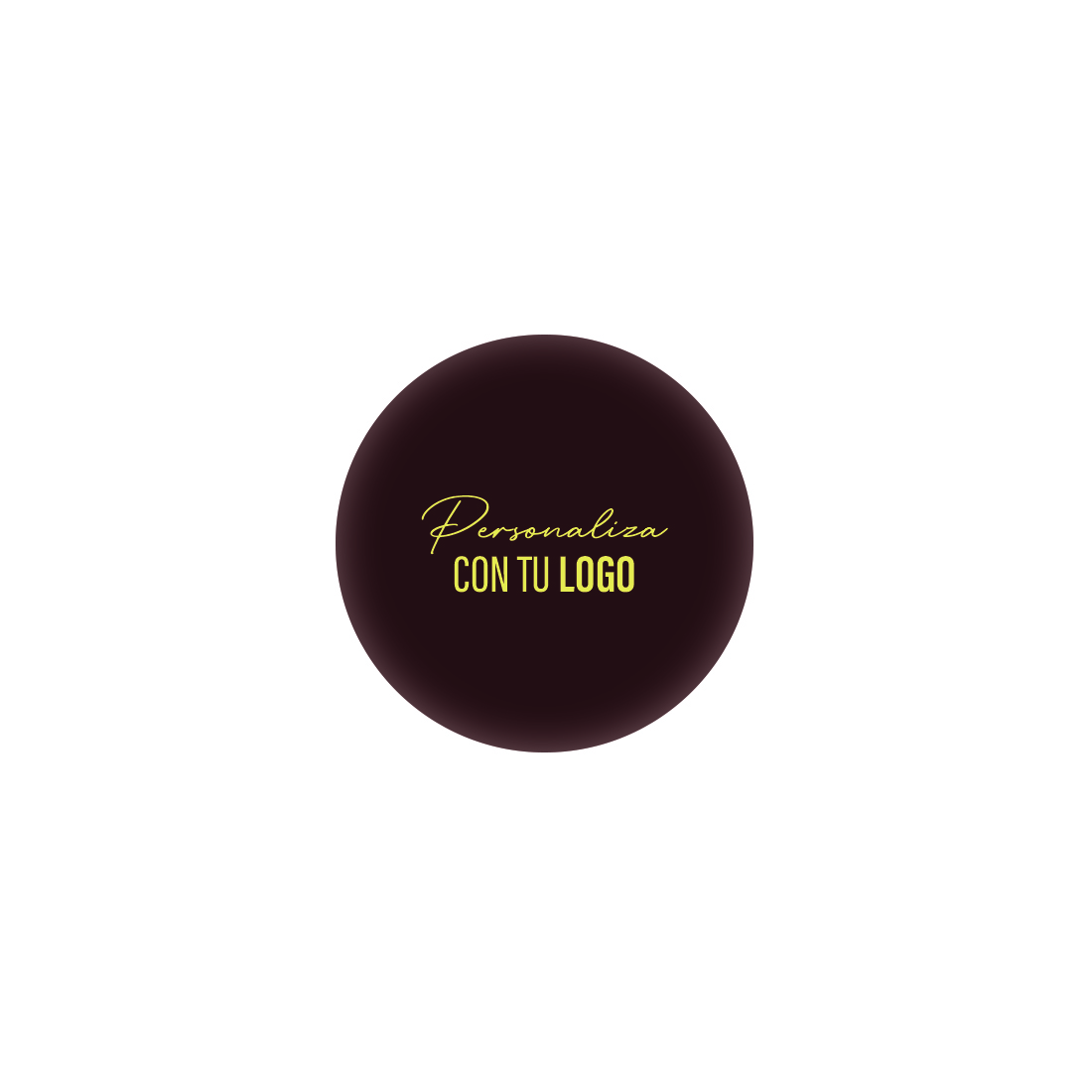 Placa personalizada de chocolate circular ø25 mm (920 u.)