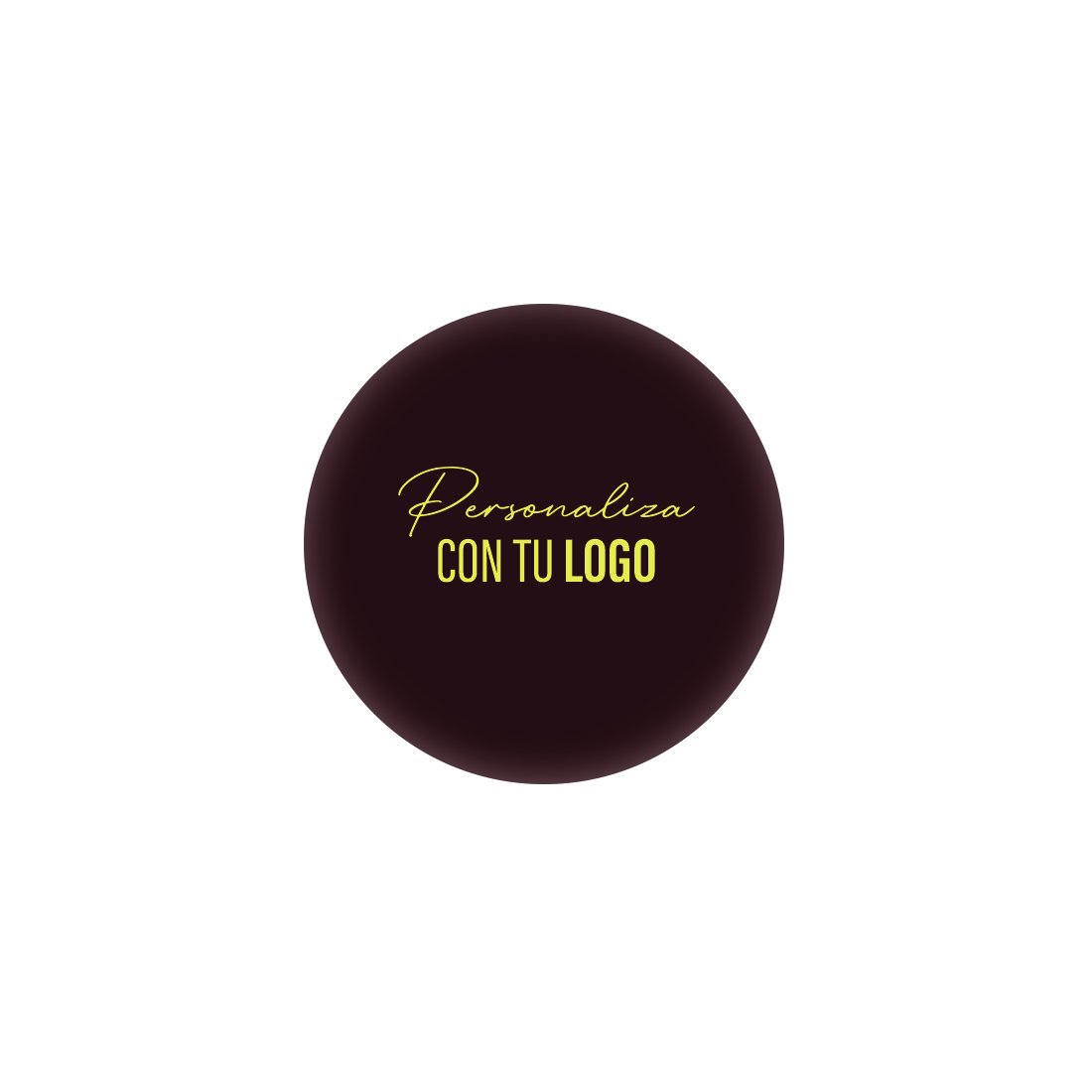 Placa personalizada de chocolate circular ø30 mm (240 u.)