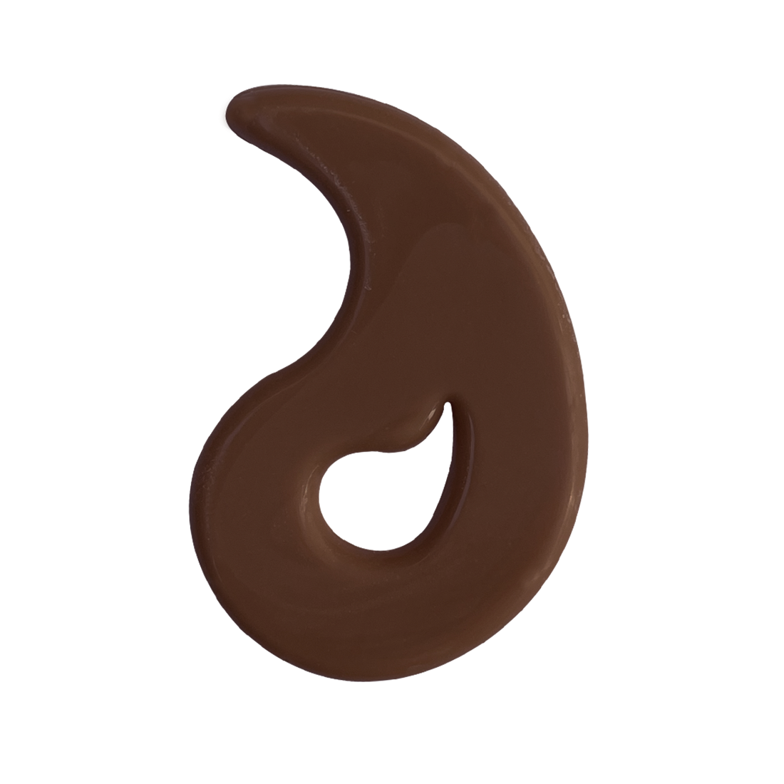 Gota ondulada de chocolate con leche 46 x 37 mm (240 u.)
