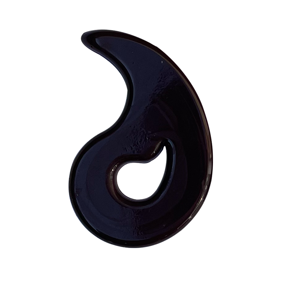 Gota ondulada de chocolate negro 46 x 37 mm (240 u.)