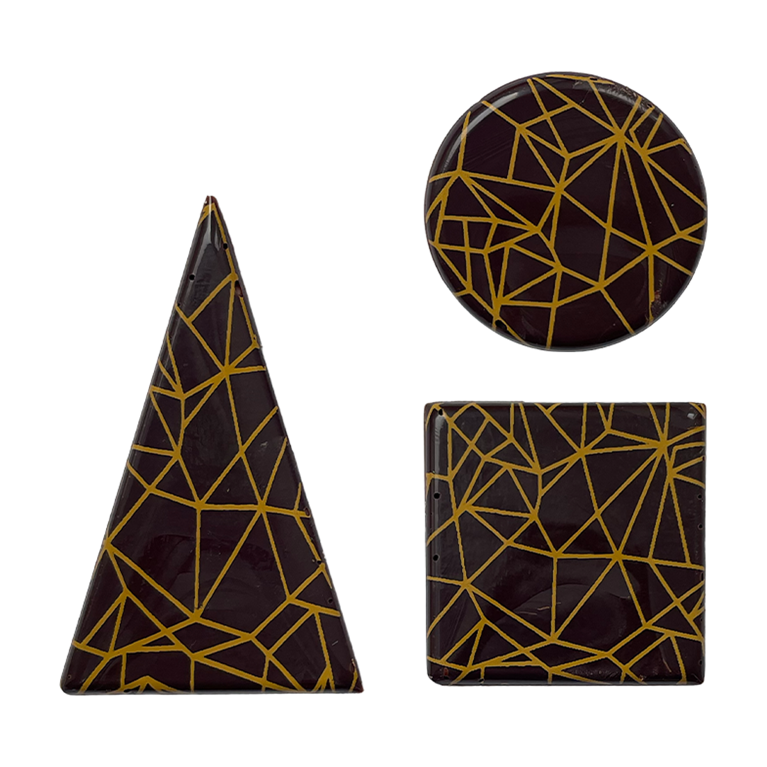 Surtido placas mosaico de chocolate negro (144 u.)