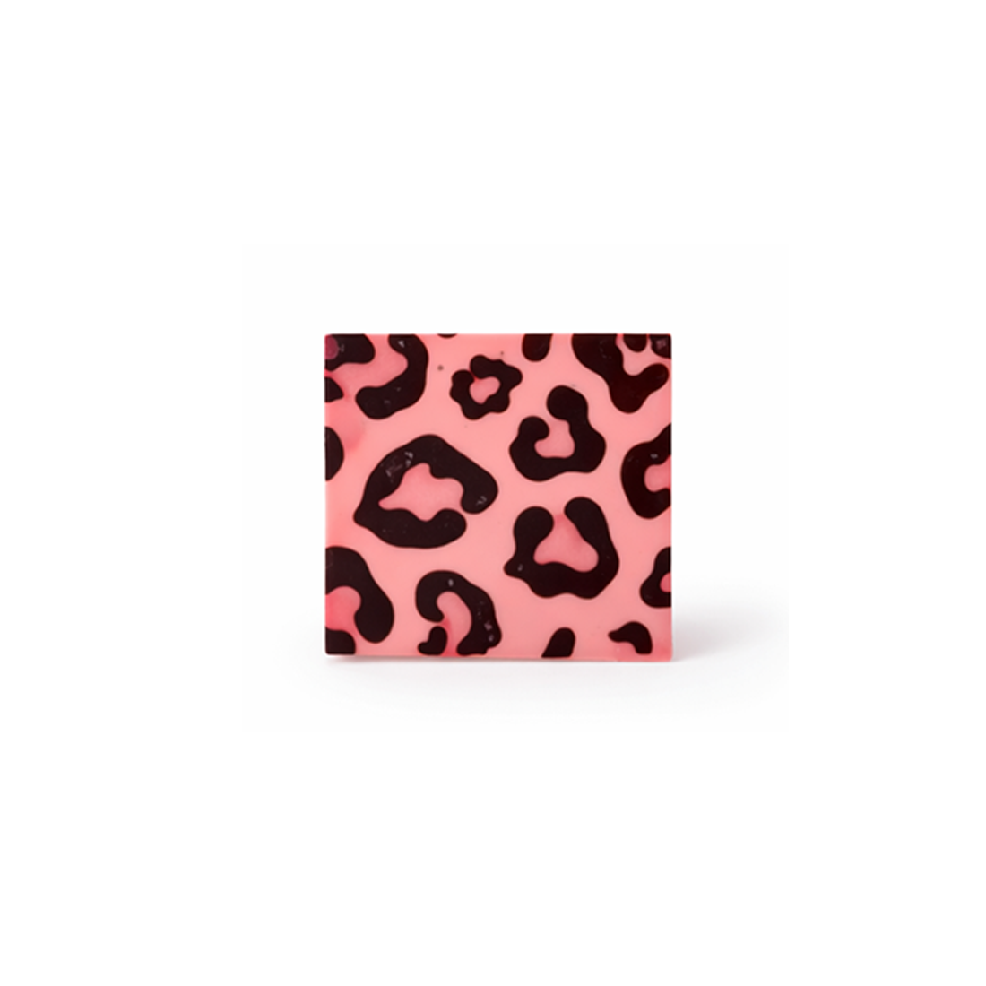 Placa cuadrada Pantera rosa de Chocolate blanco 30x30 mm (220 u.)
