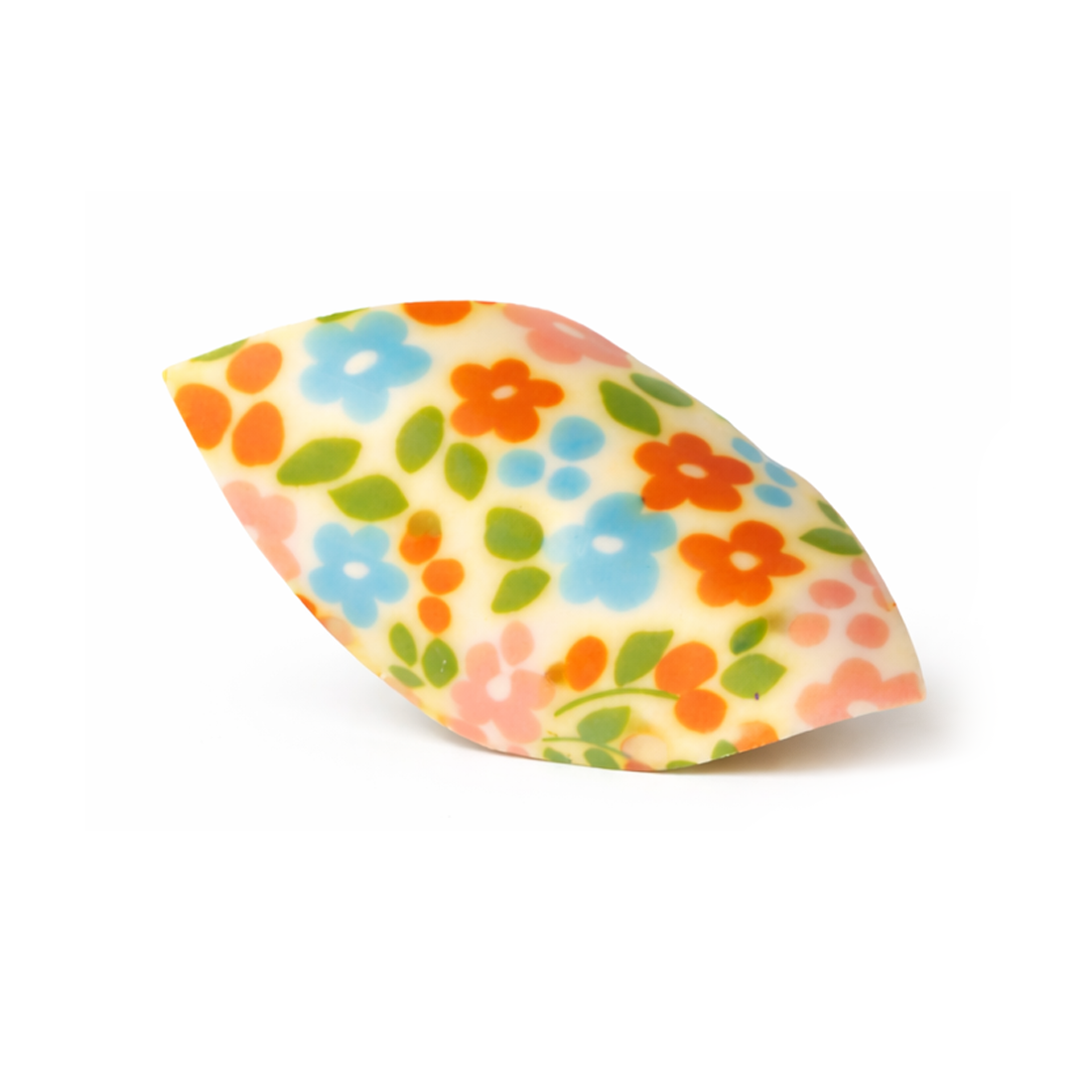 Rizo floral de chocolate blanco 30 x 30 mm (220 u.)
