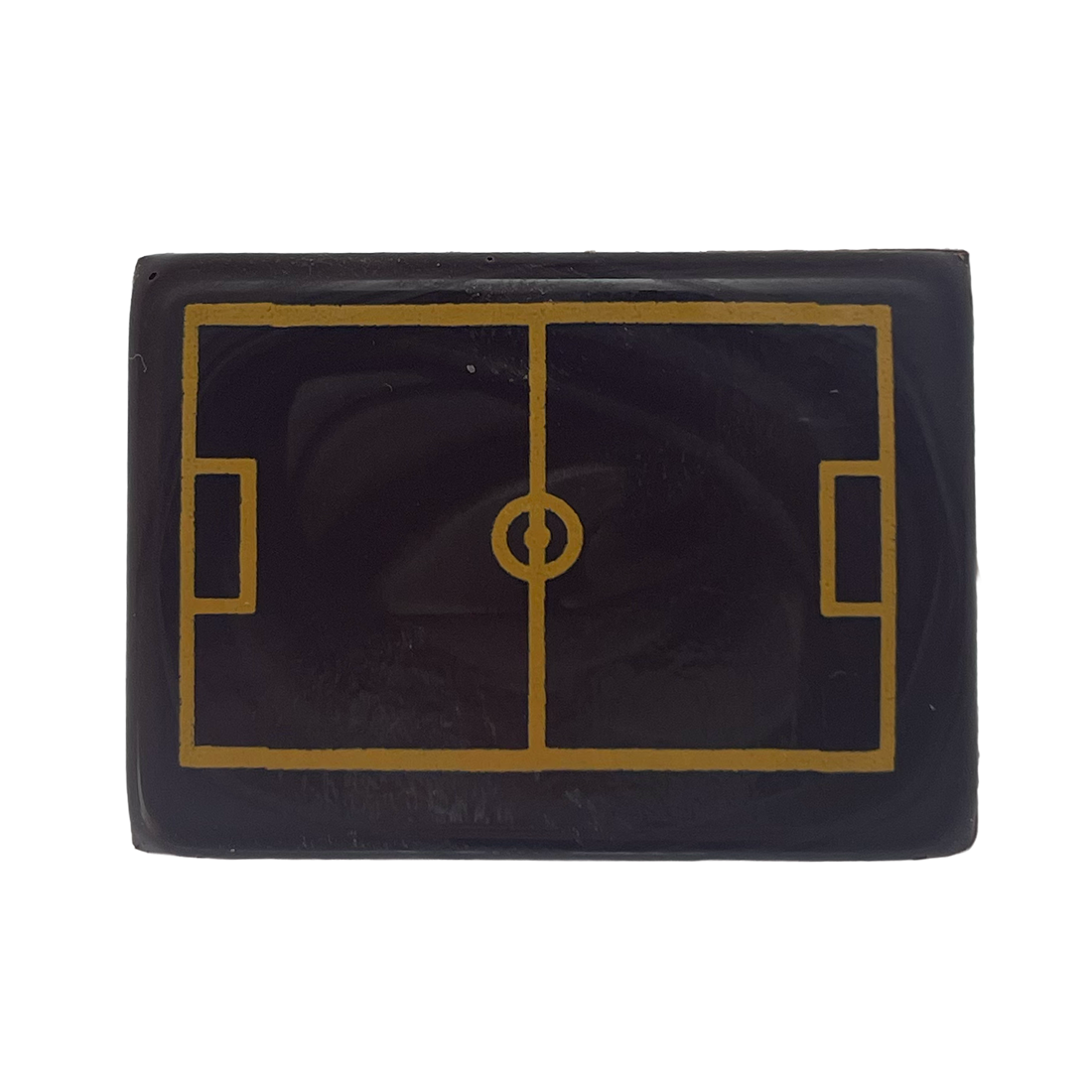 Campo de fútbol de chocolate negro 35 x 25 mm (128 u.)