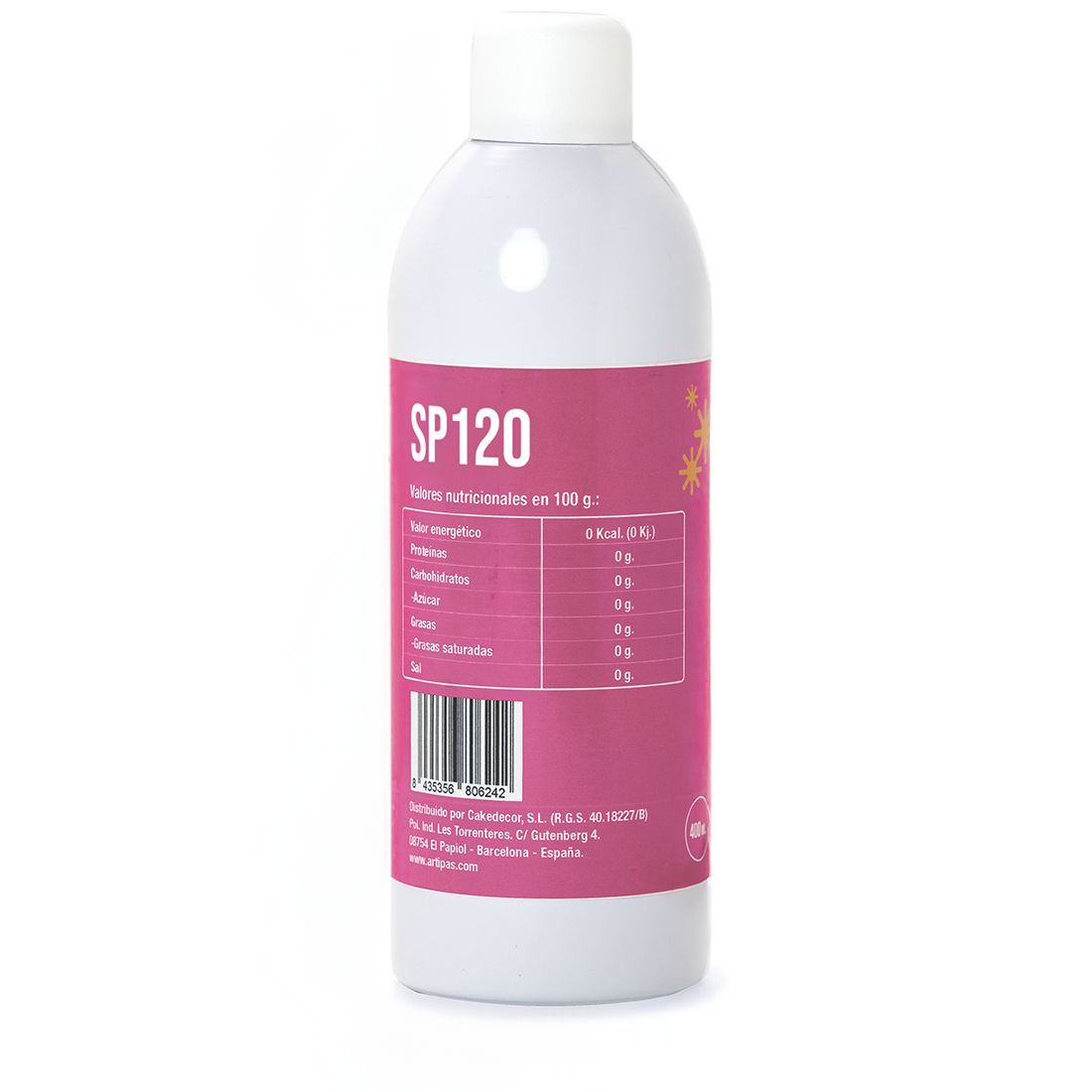 Colorante espray perlado rosa - base alcohol (400 ml)