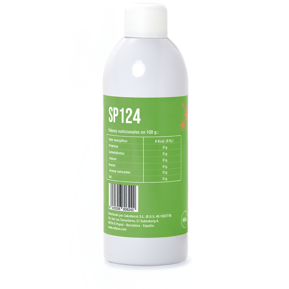 Colorante espray perlado verde - base alcohol (400 ml)