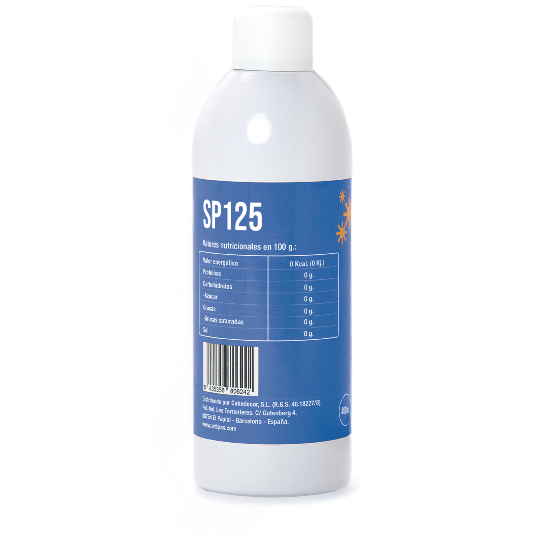 Colorante espray perlado azul - base alcohol (400 ml)