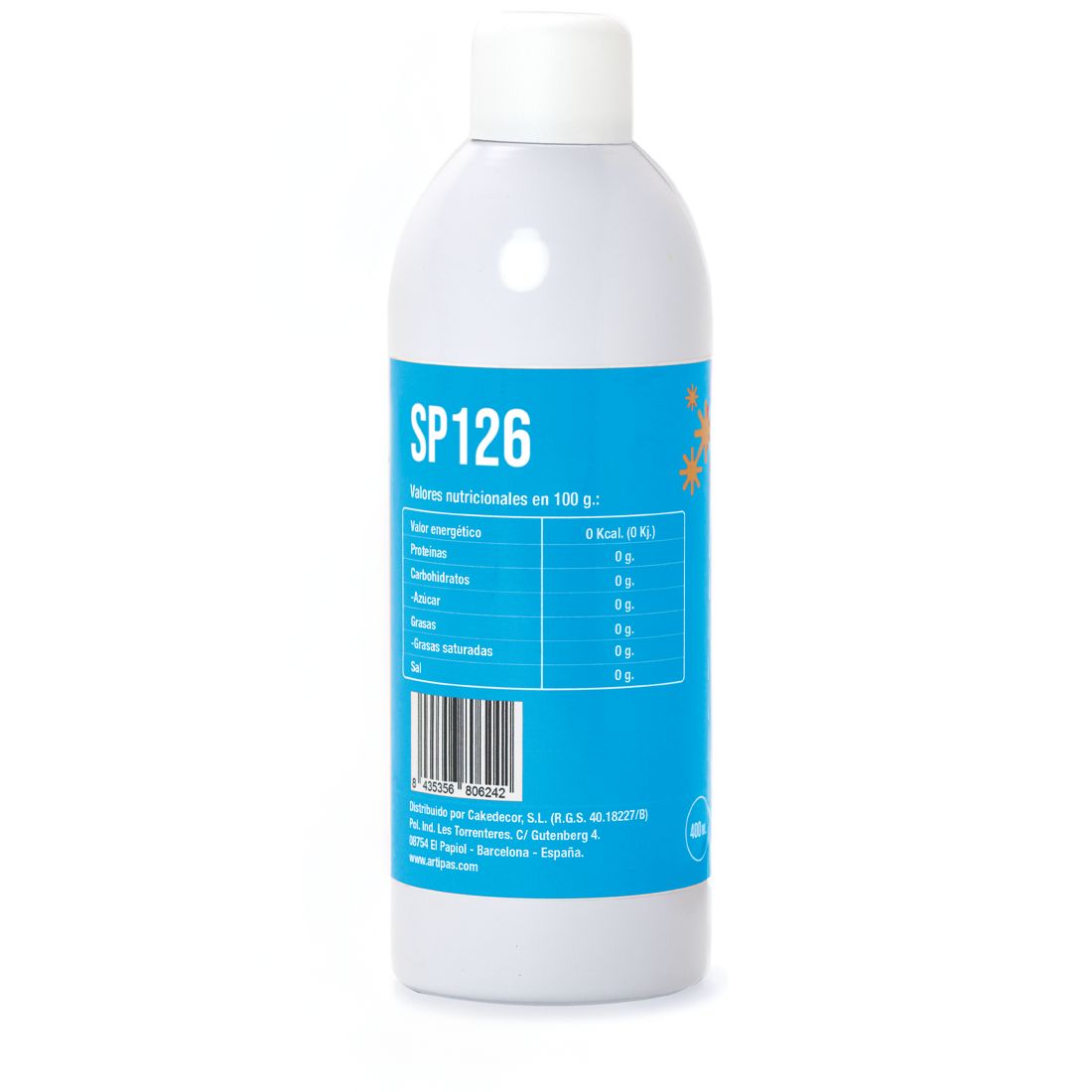 Colorante espray perlado azul claro - base alcohol (400 ml)