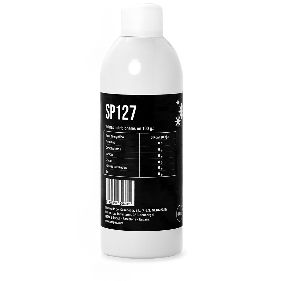 Colorante espray perlado negro - base alcohol (400 ml)