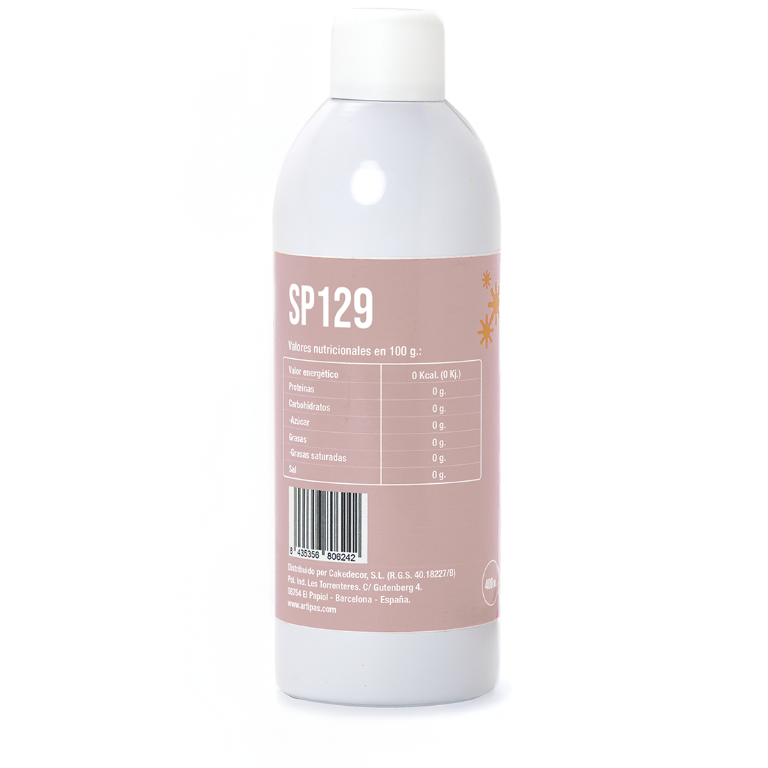 Colorante espray perlado oro rosa - base alcohol (400 ml)