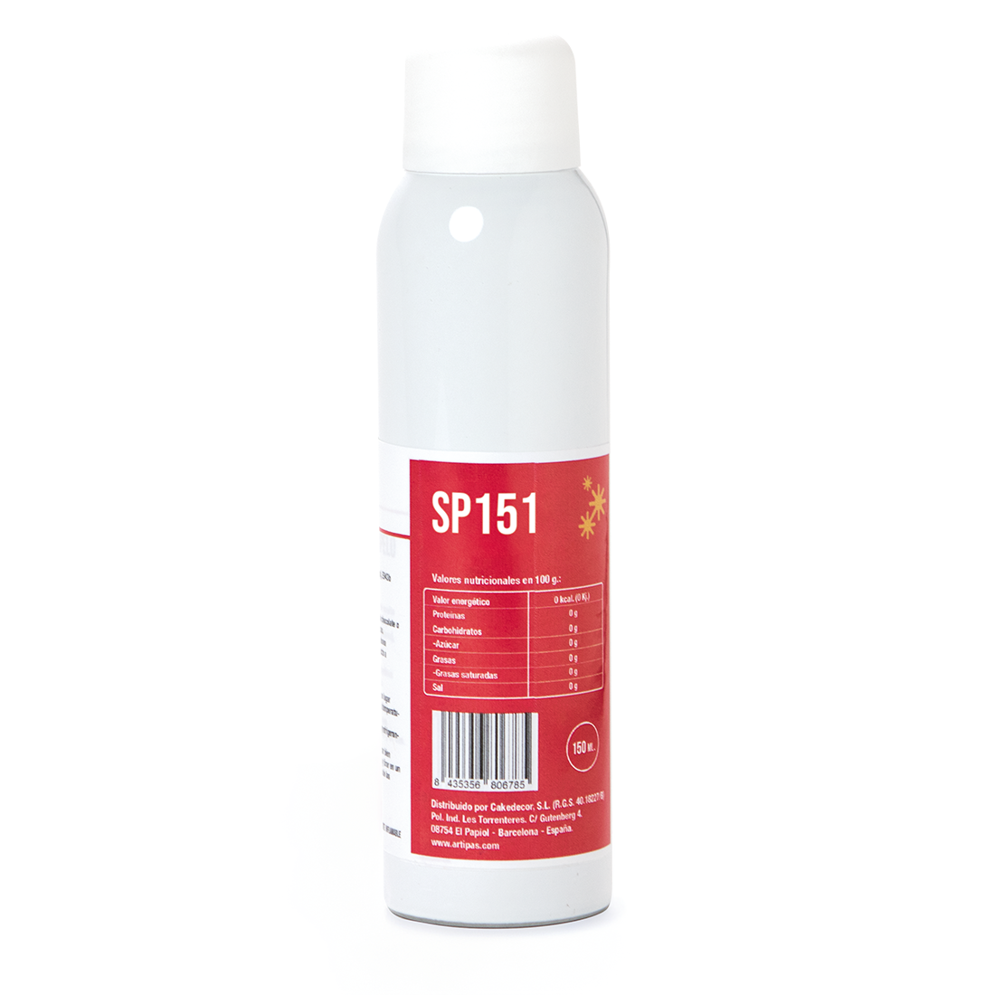 Colorante espray mate efecto seda rojo - base aceite (150 ml)