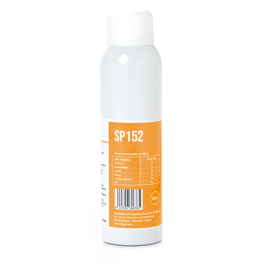 Colorante espray mate efecto seda naranja - base aceite (150 ml)